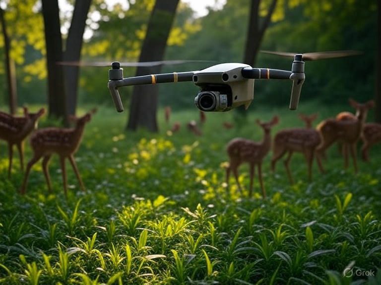 Rehkitzrettung mit Drohnen